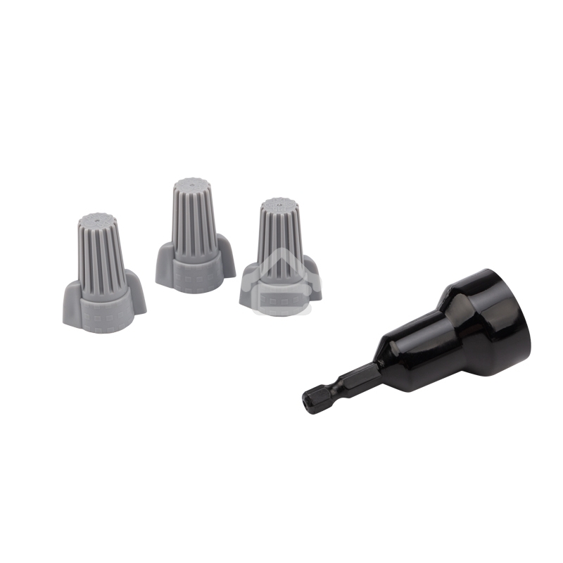 Соединительный изолирующий зажим с лепестками Rexant СИЗ-15 ø 14,9 мм (4-16 мм²), серый (10 шт./уп.)