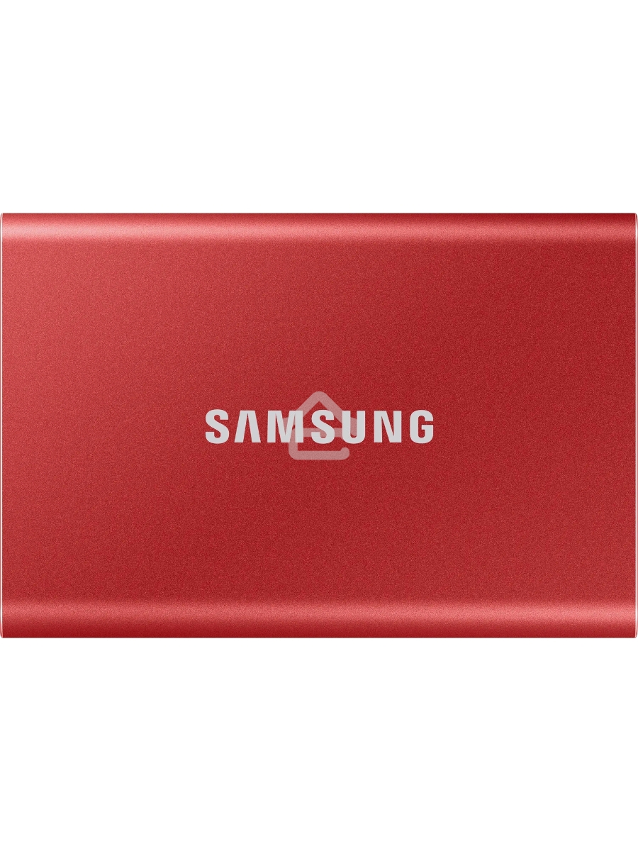 Твердотельный накопитель Samsung SSD 2TB T7, USB Type-C, R/W 1000/1050MB/s, красный