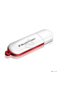 Флеш диск Silicon Power 16Gb LuxMini 320 SP016GBUF2320V1W USB2.0 белый