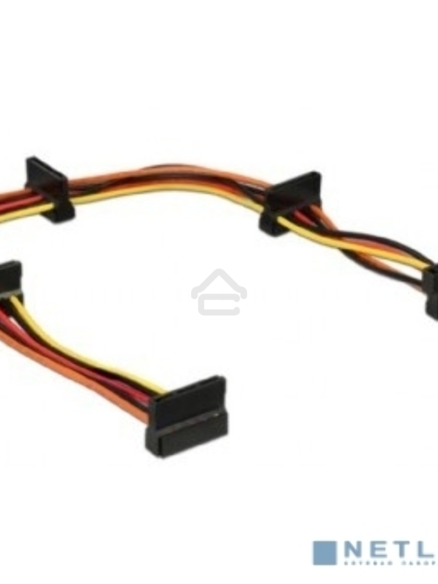 Кабель Cablexpert Кабеля питания SATA, 4x15pin(M)/15pin(F), 40см (CC-SATAMF-03)