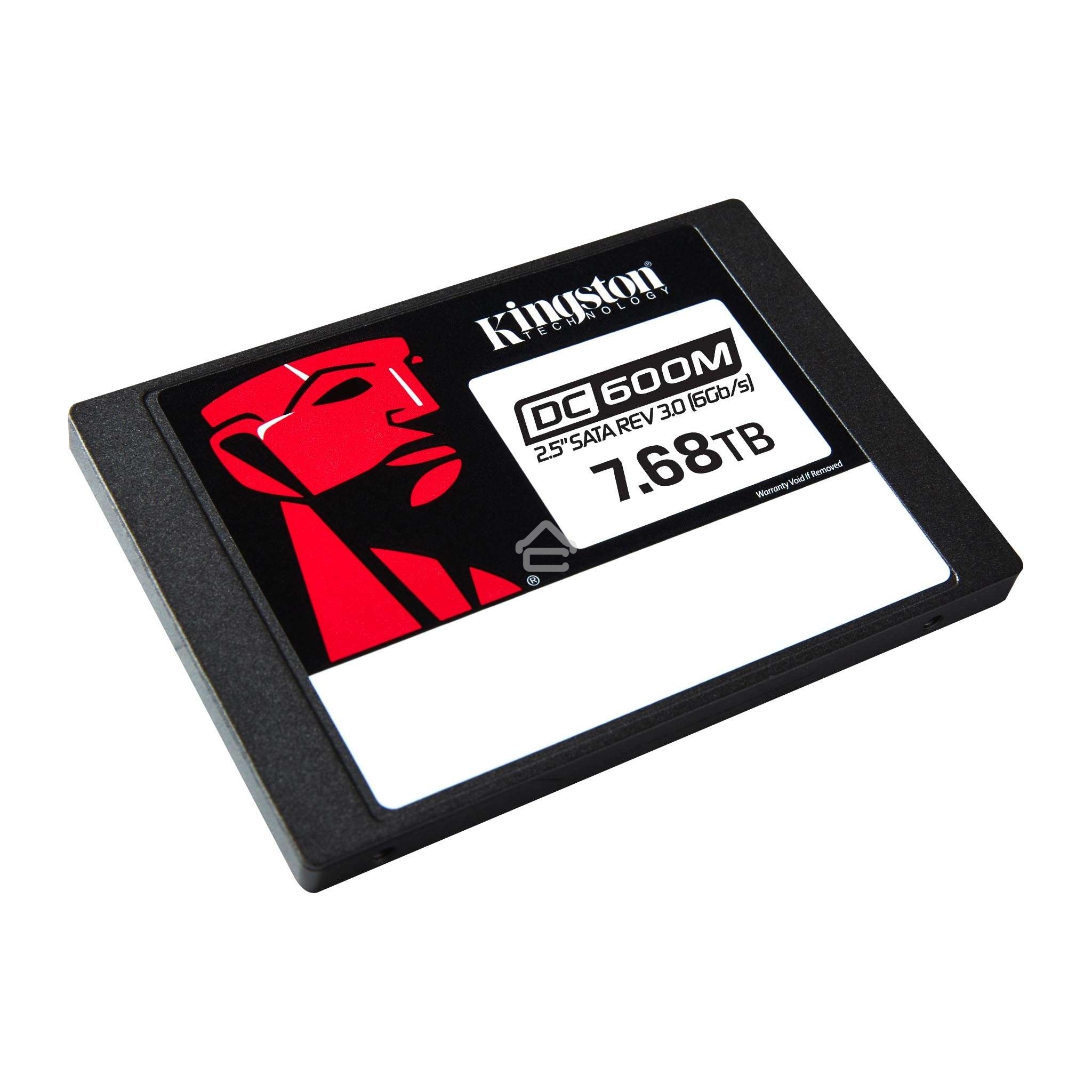 Накопитель SSD Kingston DC600M, 7680 Gb, SATA III, R/W 560/530 МБ/с
