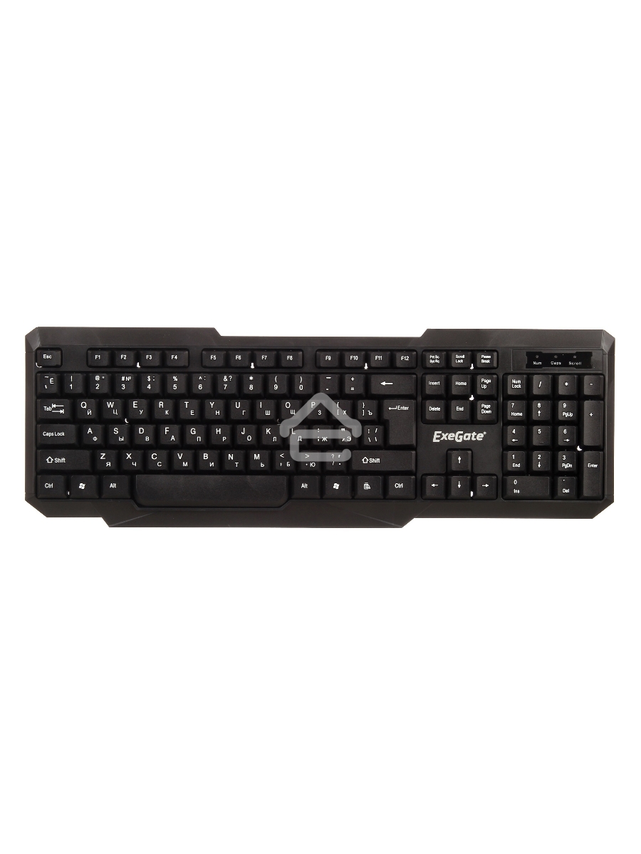 Клавиатура ExeGate LY-404 (EX264084RUS) проводная, USB, черный