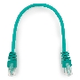 Патч-корд UTP Cablexpert  кат.6, 0.25м, литой, многожильный (зелёный)