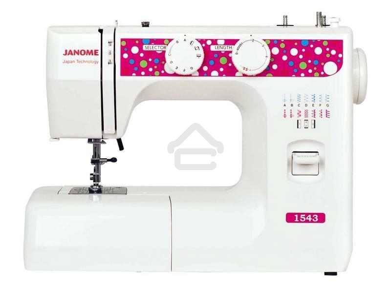 Швейная машина Janome 1543 белый