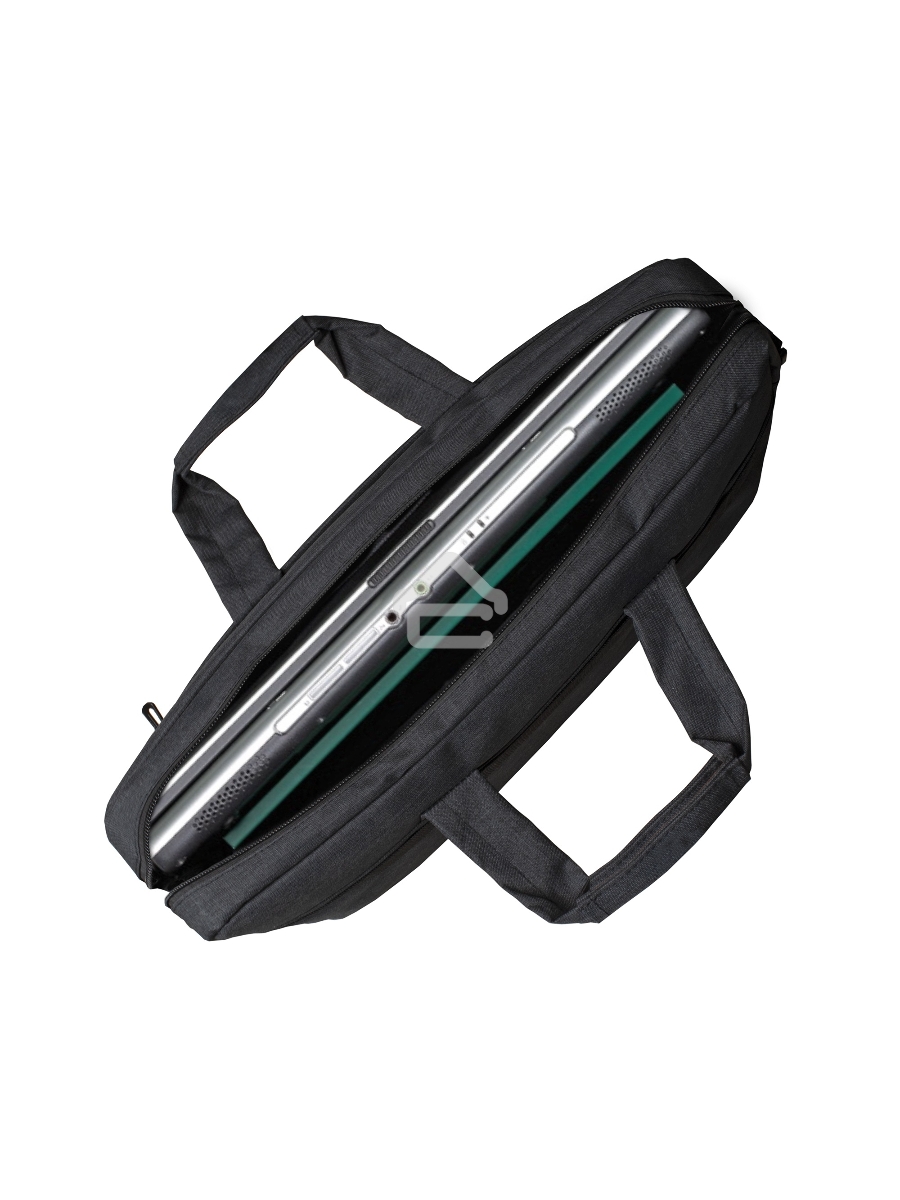 Сумка ExeGate Business ECC-045 Black, черная, полиэстер повышенной плотности 600D, 15.6