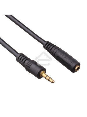Удлинитель звуковой Exegate (3.5mm Jack M - 3.5mm Jack F) 2.0м позолоченные разъемы