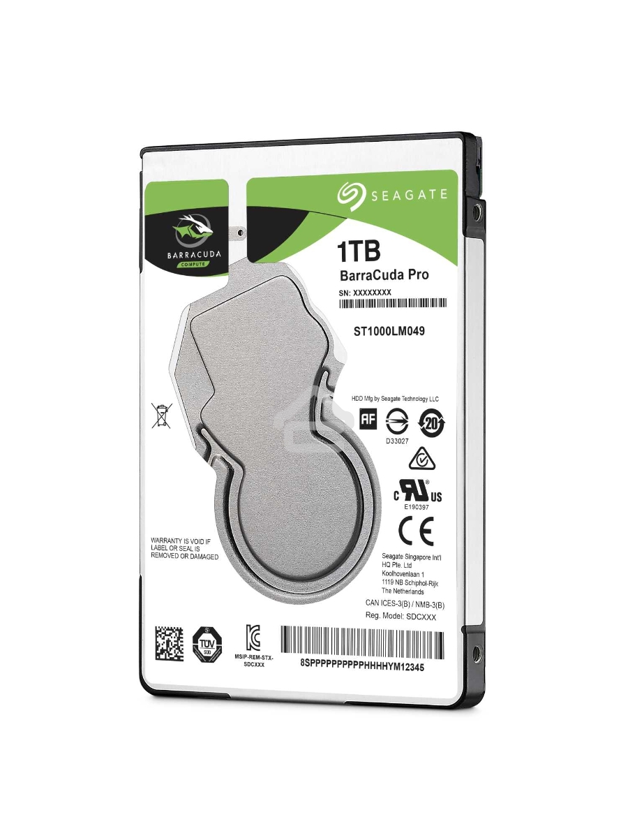 Жесткий диск Seagate HDD Mobile Barracuda25 Guardian (2.5'/ 1TB/ SATA 6Gb/s/ rmp 7200)