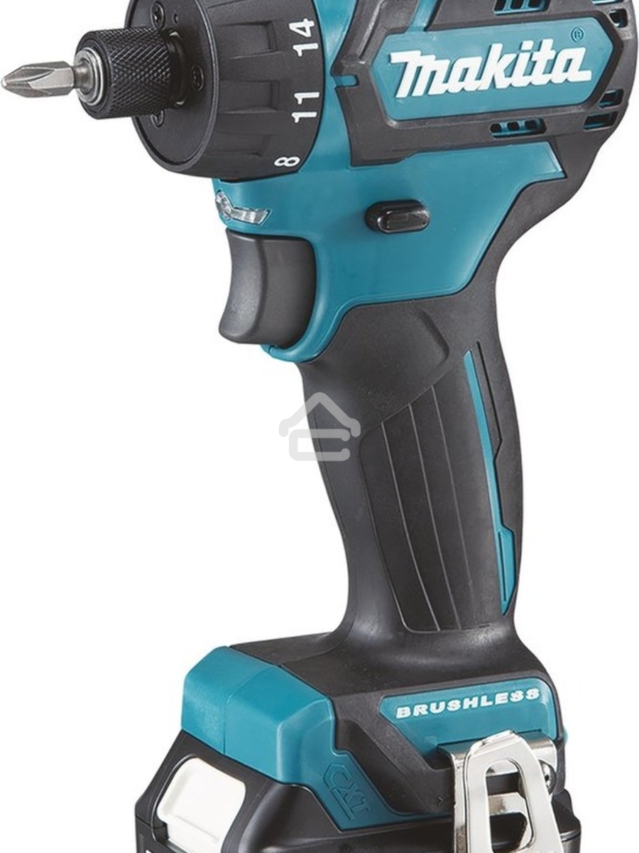 Дрель-шуруповерт MAKITA DF032DWME 187264б\щ 10.8в 2х4ачli-ion(слайд) 6-ти гр1\4'' 0-450\0-1500\м