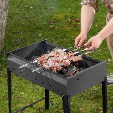 Мангал сварной, 605х375х138/640 мм, сталь 2 мм, Camping Palisad