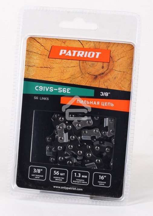 Цепь для цепных пил Patriot 91VS-56E 3/8