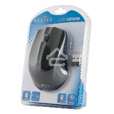 Мышь беспроводная Oklick 485MW черный, 1200 dpi, радиоканал, USB, кнопки - 3