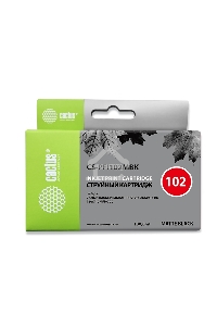 Картридж струйный Cactus CS-PFI102MBK черный матовый (130мл) для Canon iPF500/iPF600/iPF700/ MFP M40/iPF765/LP17/LP24