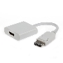 Переходник DisplayPort ->; HDMI Cablexpert A-DPM-HDMIF-002-W 20M/19F, белый, пакет (078733)