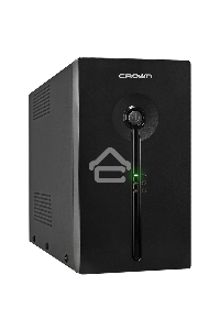 Источник бесперебойного питания CROWN ИБП CMU-SP800EURO {800VA, металл,1x12V/9AH, розетки 3*EURO+1*IEC bybas} CM000001492