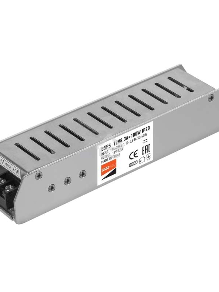Драйвер BSPS 12В 8.3A=100Вт JazzWay 1002167A