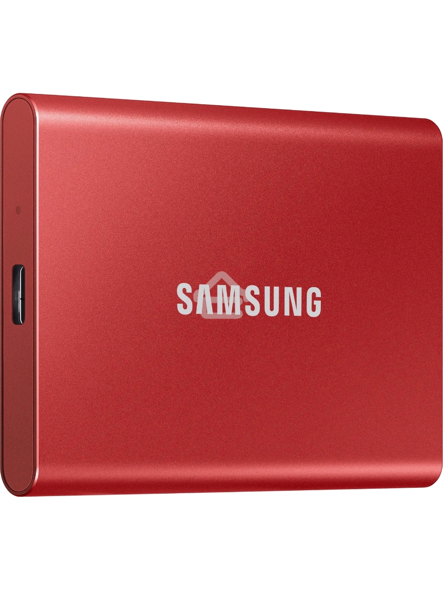 Твердотельный накопитель Samsung SSD 2TB T7, USB Type-C, R/W 1000/1050MB/s, красный