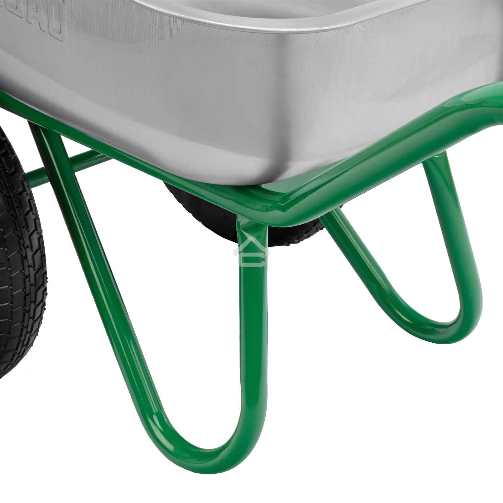 Тачка садово-строительная Palisad 2-х колесная, усиленная, грузоподъемность 320 кг, объем 100 л