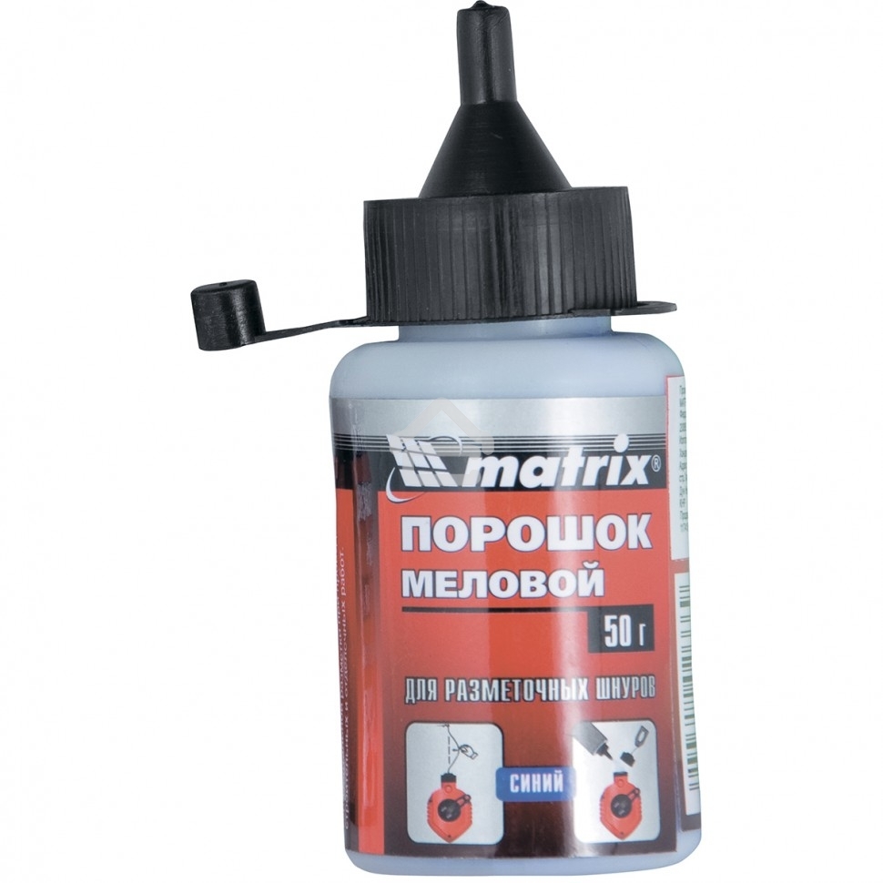 Порошок меловой Matrix синий, 115 г, для разметочных шнуров