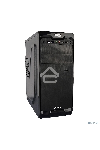 Компьютерный корпус Miditower Exegate UN-604 Black, ATX, <UN500, 120mm> 2*USB+2*USB3.0, Audio