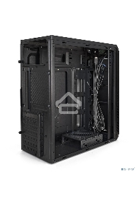 Компьютерный корпус Miditower ExeGate XP-334UC-XP450 (ATX, XP450 с вент. 12см, 1*USB+1*USB3.0+1*TypeC, аудио, черный)