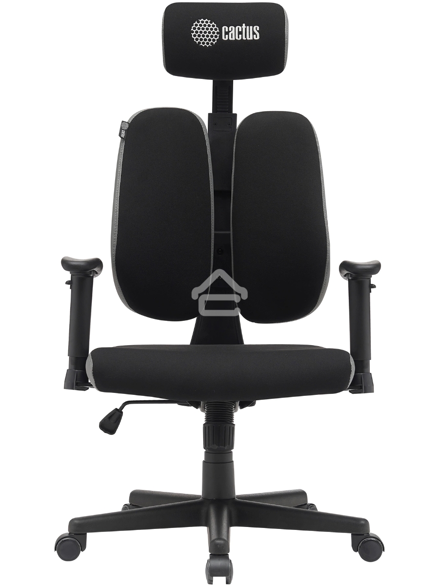 Кресло компьютерное Cactus CS-CHR-MC03-BKGY черный