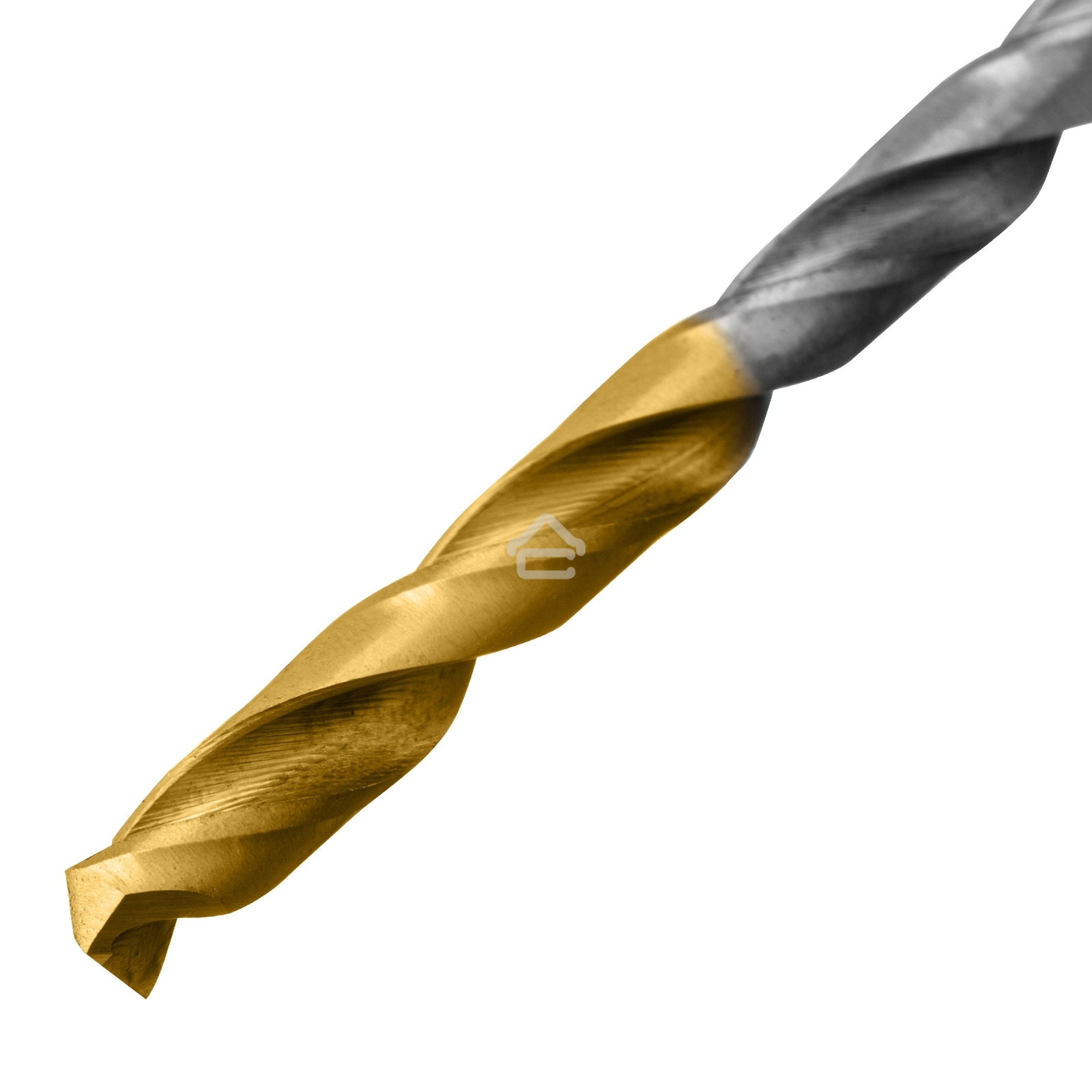 Набор сверл по металлу Denzel 1-10 мм, Р6М5-TiN, Golden Tip, 19 шт 723003