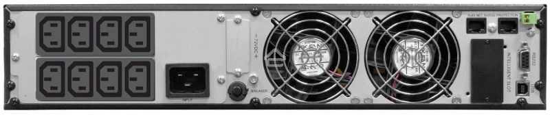 Источник бесперебойного питания (8955) Бастион SKAT-UPS 2000ВА/1800Вт RACK 2U/On-Line/4хАКБ(40-120Ач)/220В/SNMP slot/5 л.г./МПТ