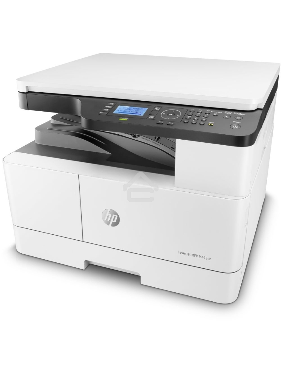 МФУ лазерный HP LaserJet M442dn (8AF71A), A3, ч/б, печ. до 24 стр/мин. (А4) до 13 стр/мин. (А3), 1200 x 1200 dpi (печать) 600x600dpi (скан.), USB, RJ-45