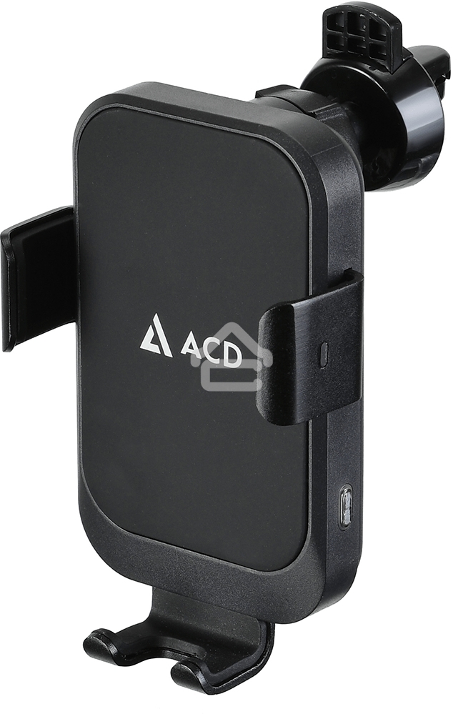 Автомобильная беспроводная зарядка-держатель с QC ACD ACD-W15QI-V1B 15Вт, 5В/2А~12В/1,5А RTL