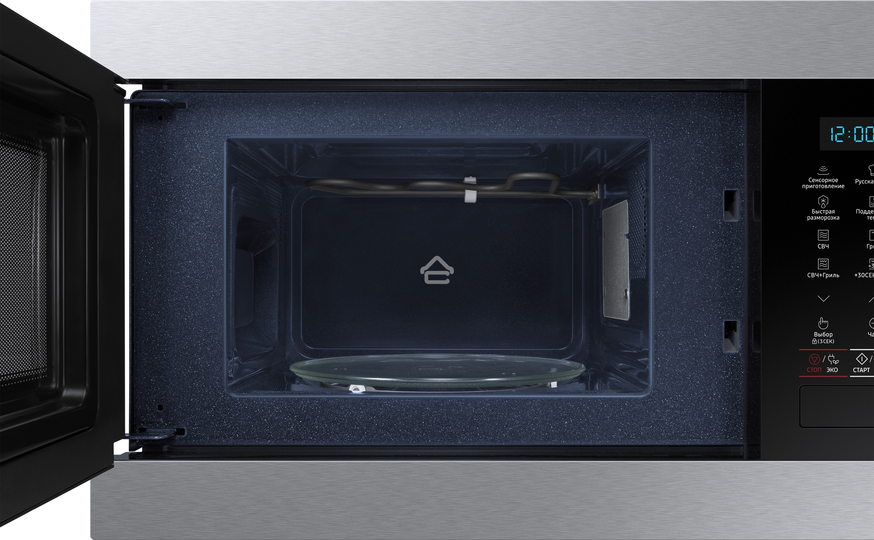 Микроволновая печь встраиваемая Samsung 22L GRILL MG22M8074AT/BW