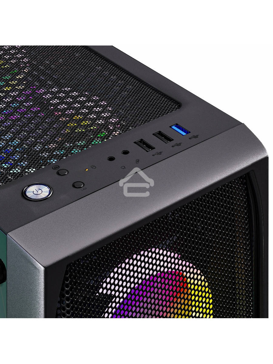 Компьютерный корпус ABR GQ-3 (8017) (USB3.0X1 + USB2.0 X2+audio)