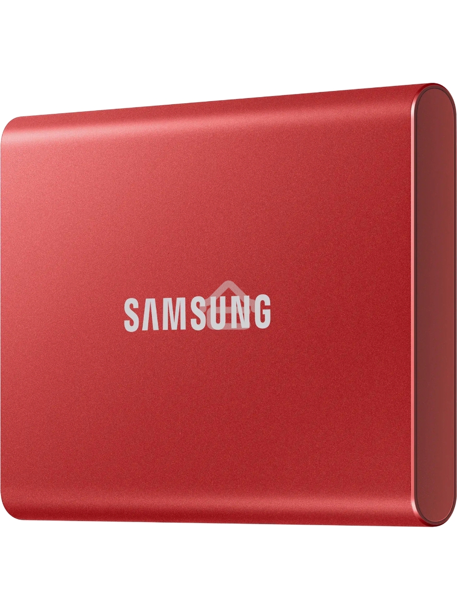 Твердотельный накопитель Samsung SSD 2TB T7, USB Type-C, R/W 1000/1050MB/s, красный