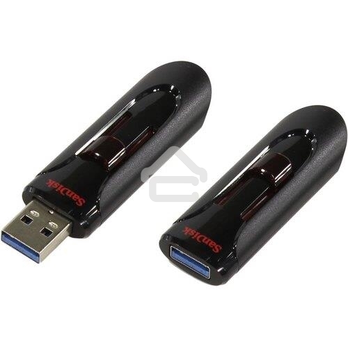 Флешка USB R/W R/W Sandisk 128Gb Cruzer Glide SDCZ600-128G-G35 USB3.0 черный/красный