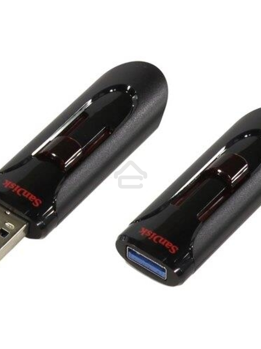 Флеш диск Sandisk 128Gb Cruzer Glide SDCZ600-128G-G35 USB3.0 черный/красный