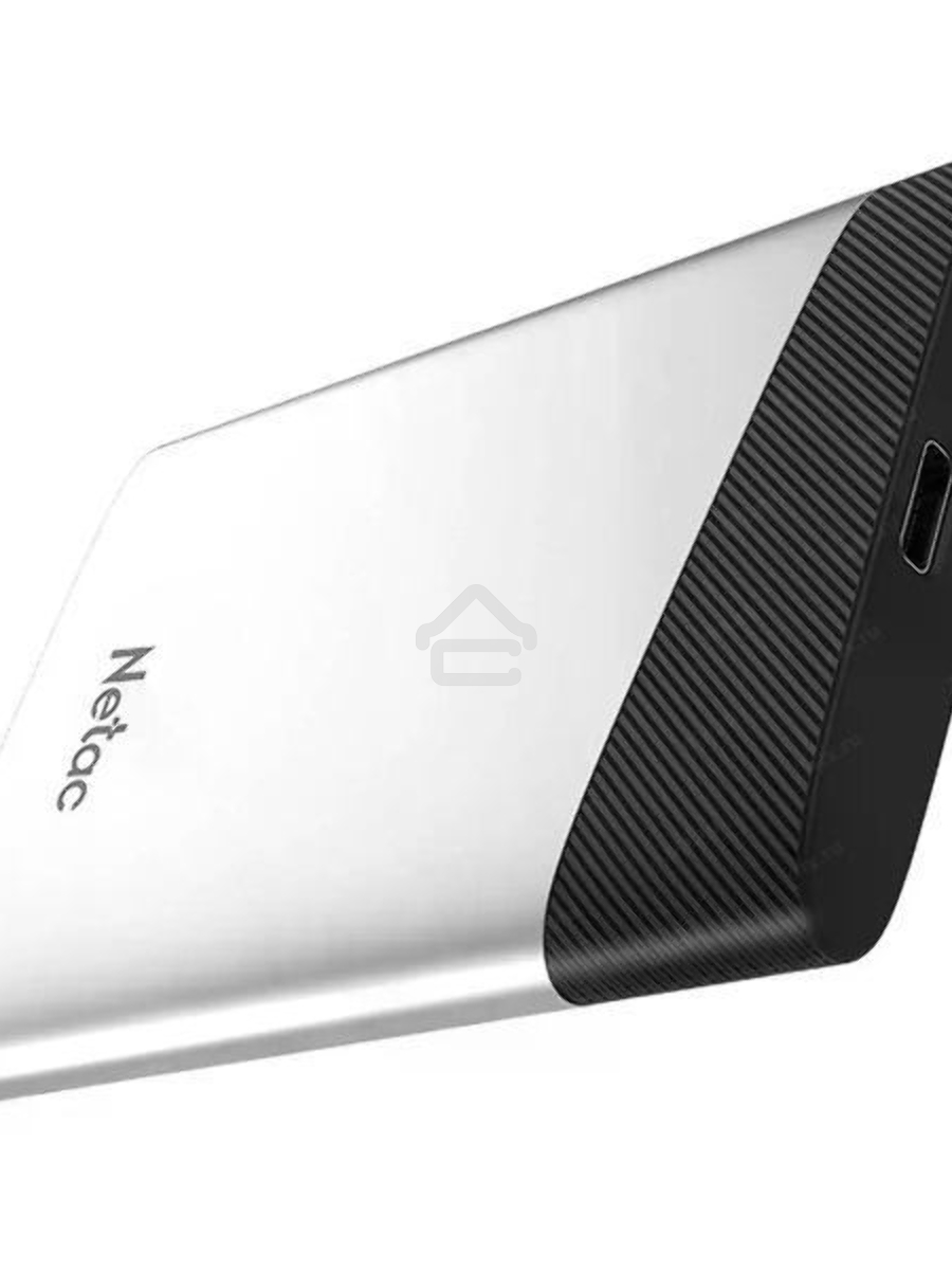 Внешний накопитель SSD Netac Z6S 2TB USB 3.2 Gen 2 Type-C External SSD, R/W up to 550MB/480MB/s,with USB-C to USB-A cable and USB-A to USB-C adapter