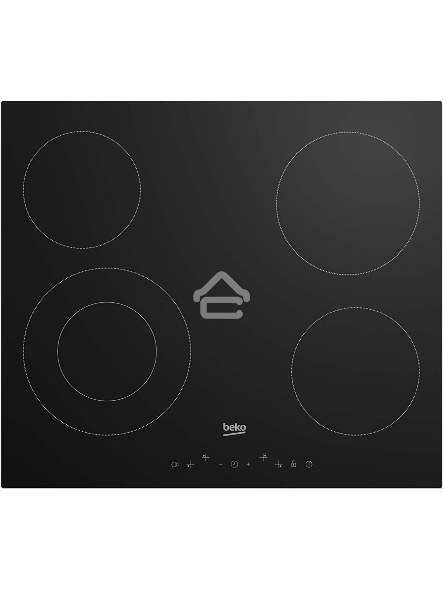 Встраиваемая электрическая варочная поверхность Beko HIC 64402 E, Черный