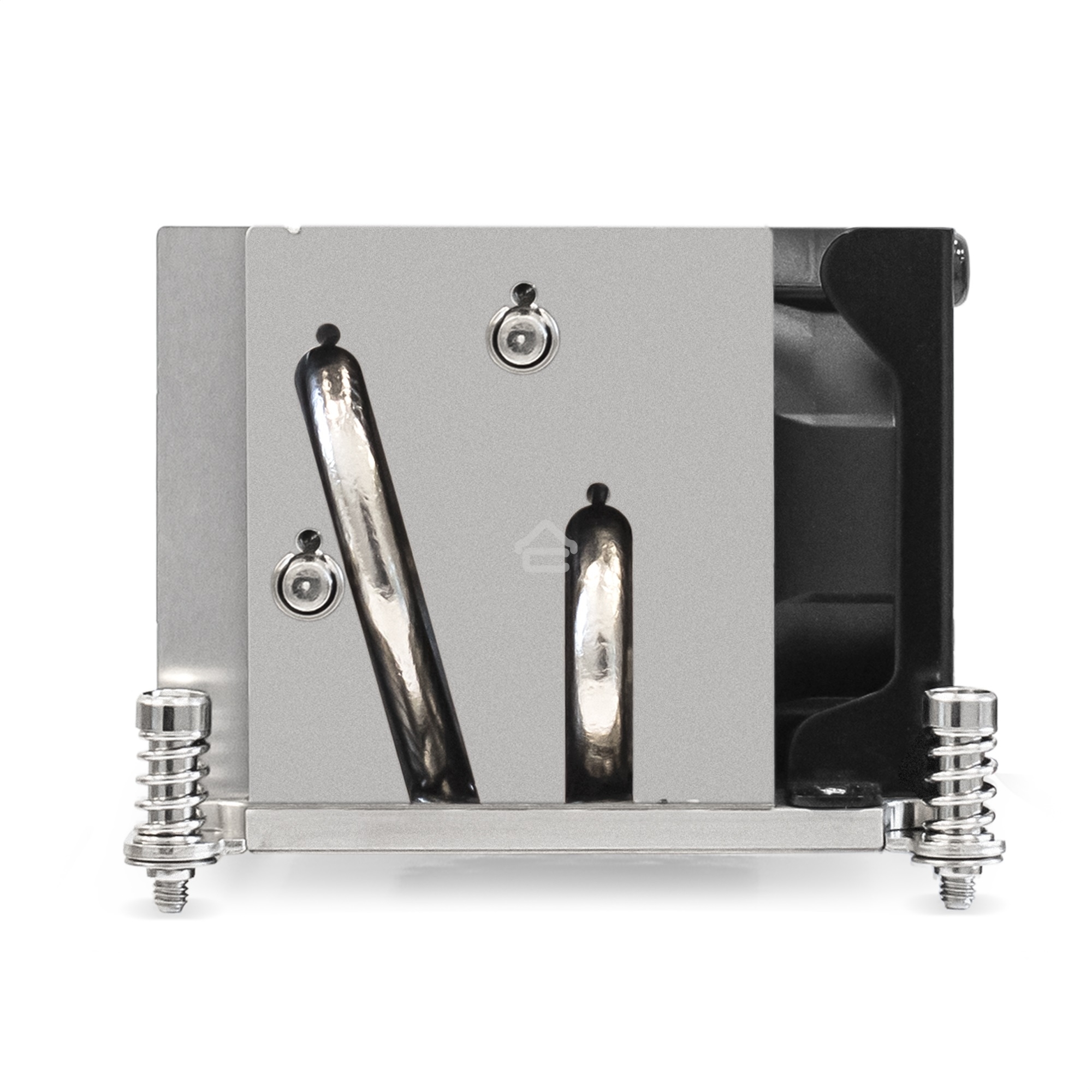 Кулер для процессора ExeGate ESNK-P0048AP4.PWM.2U.2011.Cu серебристый, 60 мм, алюминий/медь, 6800 об/мин, 52 дБ, 4 pin, 135 Вт, 64.5 мм