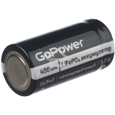 Аккумулятор GoPower Li-ion16340 PK1 3V 650mAh с защитой