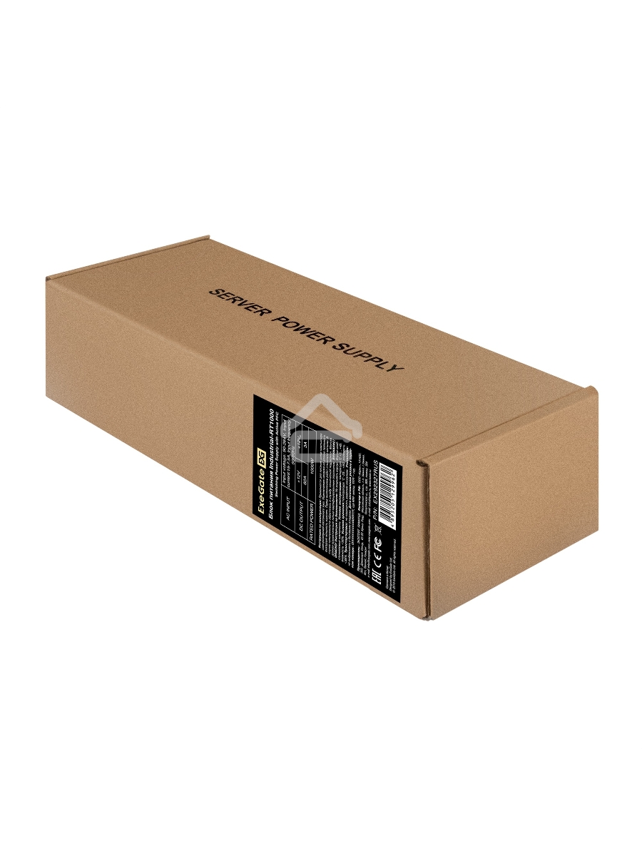 Серверный блок питания  (модуль к RTS1000 Redundant) 1000W ExeGate Industrial-RT1000 (APFC, КПД 94%(80 PLUS Platinum), 4 cm fan)