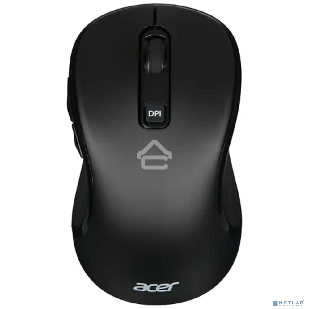 Мышь беспроводная Acer OMR303 черный, 1600 dpi, радиоканал, USB, кнопки - 6