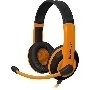 Наушники Defender Warhead G-120 черный/оранжевый кабель 2 м