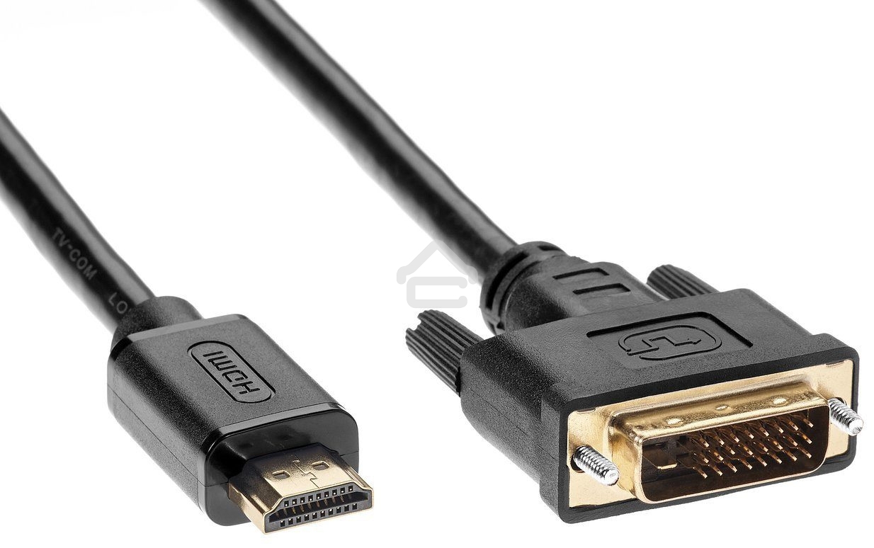Кабель HDMI-DVI 5M LCG135E-5M TV-COM