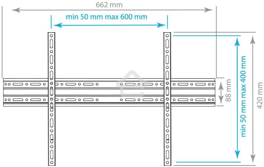 Кронштейн Arm media PLASMA-1 new черный, 32