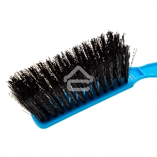 Набор: совок с кромкой 330x225 мм и щетка-сметка 285 мм, голубой, Home Palisad