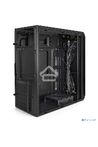 Компьютерный корпус Miditower ExeGate XP-334UC-XP500 (ATX, XP500 с вент. 12см, 1*USB+1*USB3.0+1*TypeC, аудио, черный)
