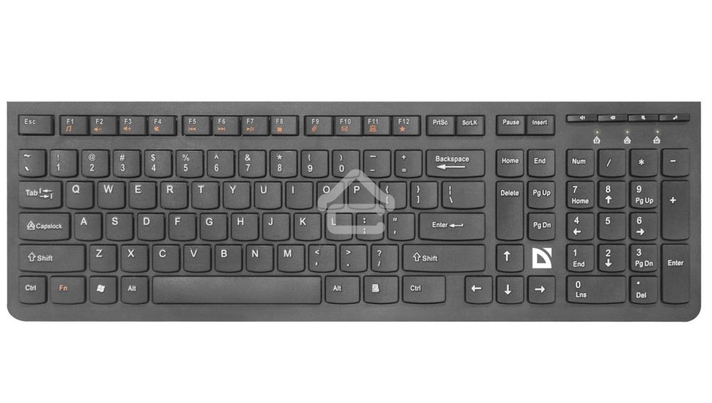 Клавиатура беспроводная Defender ULTRAMATE SM-535 RU USB, радиоканал, черный