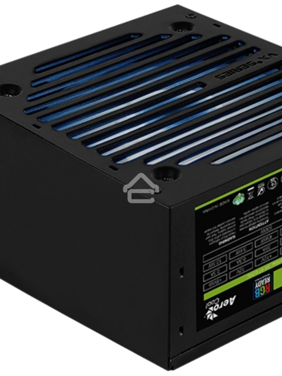 Блок питания Aerocool / Formula VX-500 PLUS RGB, 500Вт, 120мм, черный