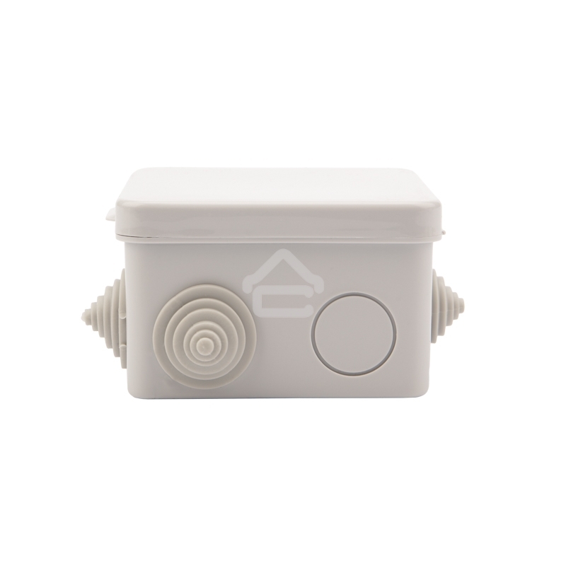 Коробка распределительная Rexant наружного монтажа с откидной крышкой 80х80х50 мм, IP54