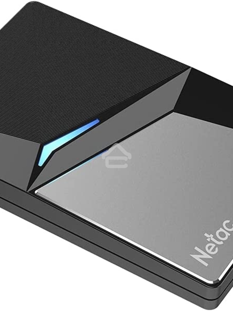 Внешний накопитель SSD External Netac 960Gb Z7S <NT01Z7S-960G-32BK> (USB3.2, up to 550/480MBs, 89х60х11.5mm, Aluminium+Steel+Plastic)