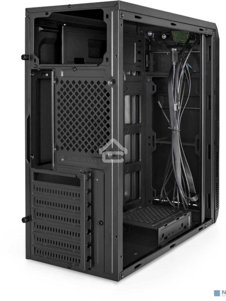 Компьютерный корпус Miditower ExeGate XP-334UC-XP500 (ATX, XP500 с вент. 12см, 1*USB+1*USB3.0+1*TypeC, аудио, черный)